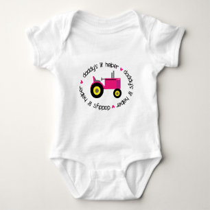 Body Para Bebé Chica de Tractor de Lil Helper de Papi