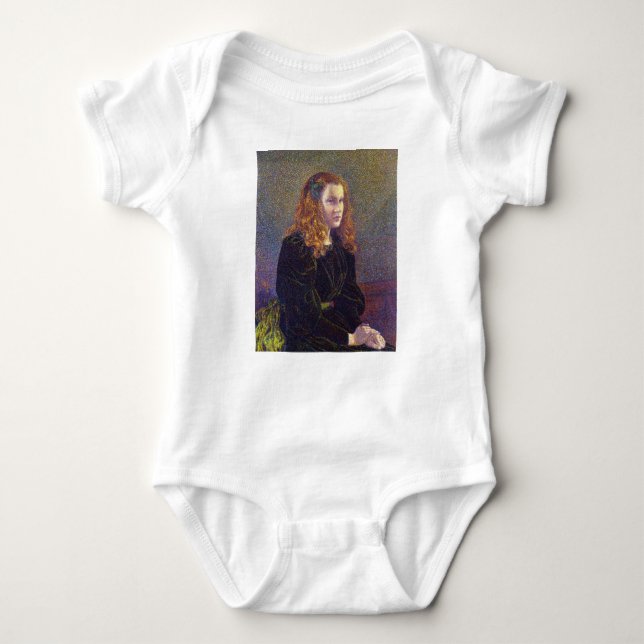 Body Para Bebé Chica de verde (por Theo van Rysselberghe) (Anverso)