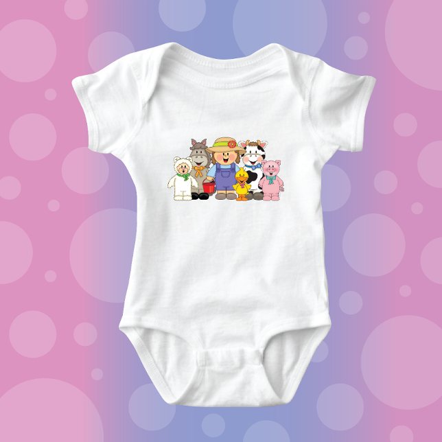 Body Para Bebé Chica del Barnyard Buddies de Jolly Kins (Subido por el creador)
