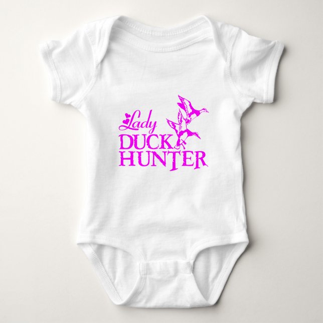 BODY PARA BEBÉ CHICA DUCK HUNTER (Anverso)