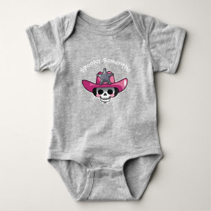 Body Para Bebé Chica espeluznante de Halloween, Bodysuit de vaque