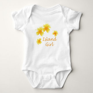 Body Para Bebé Chica hawaiano de infantes tropicales