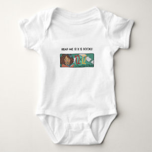 Body Para Bebé Chica lector de Baby Bodysuit