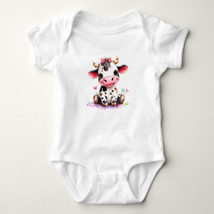 Body Para Bebé Chica Minimalista Holy Cow Baby Shower ducha bebé