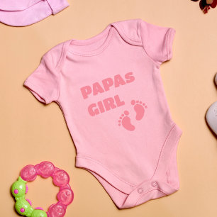 Body Para Bebé Chica Papas - Huellas