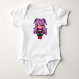 Body Para Bebé Chica pelo morado