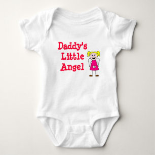 Body Para Bebé chica, pequeño ángel de papá
