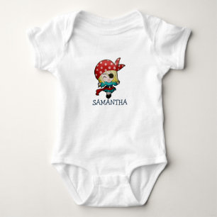 Body Para Bebé Chica Pirate Baby Bodysuit