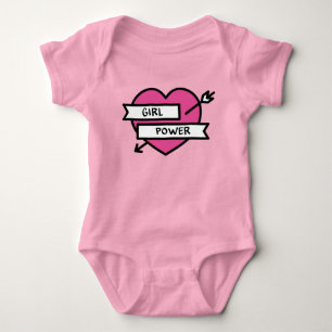 Body Para Bebé Chica Power Baby One Piece Bodysuit