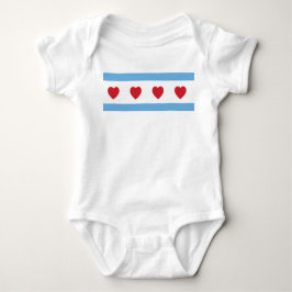Body Para Bebé Chicago Love | Baby Bodysuit