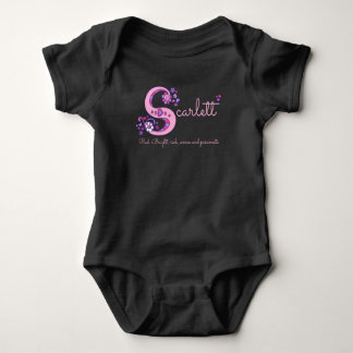 Body Para Bebé Chicas de Scarlett nombre y significado ropa de be