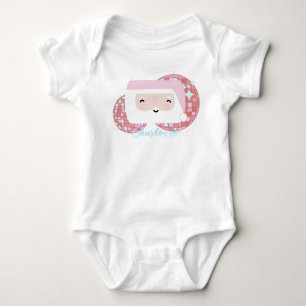 Body Para Bebé Chicas Divertidas Disco Santa Rosa Navidad