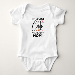 Body Para Bebé chicas divertidos mamá linda