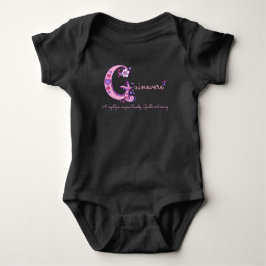 Body Para Bebé Chicas guinevers nombre y significado de camiseta
