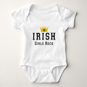 Body Para Bebé Chicas irlandeses rocían camiseta