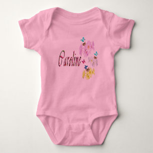 Body Para Bebé Chicas Llamados Caroline,