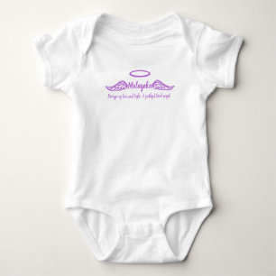Body Para Bebé Chicas malayeka nombran y significan alas de ángel