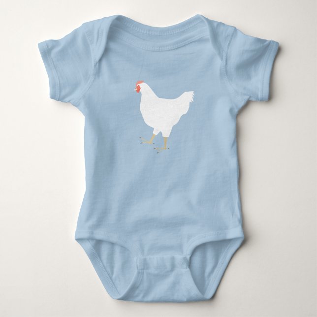 Body Para Bebé Chicken Baby Bodysuit (Anverso)