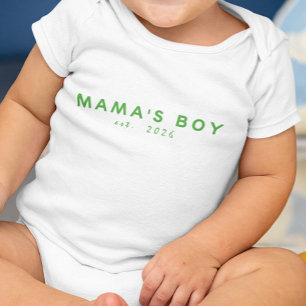 Body Para Bebé Chico de Mamá Año de Est.