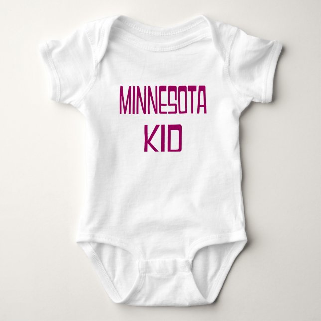 Body Para Bebé Chico de Minnesota (Anverso)
