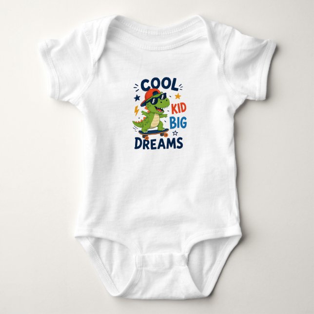 BODY PARA BEBÉ CHICO GENIAL GRANDES SUEÑOS (Anverso)