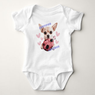 Body Para Bebé Chihuahua Lovebug certificado