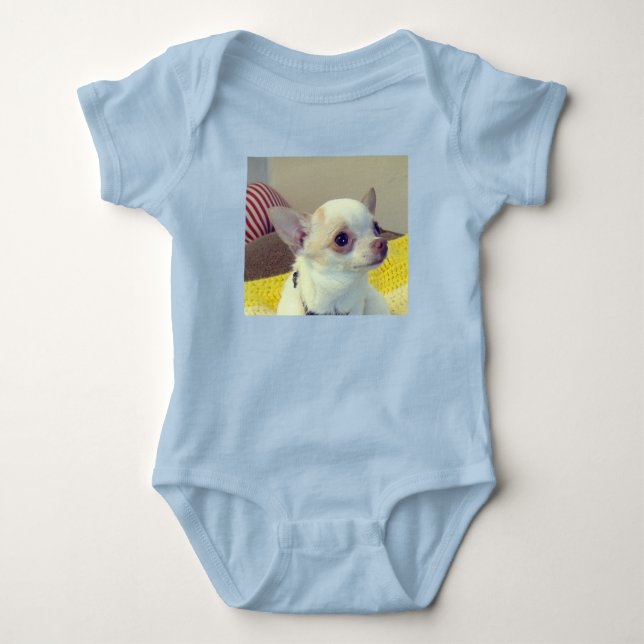 Body Para Bebé Chihuahua Puppy Baby Bodysuit (Anverso)