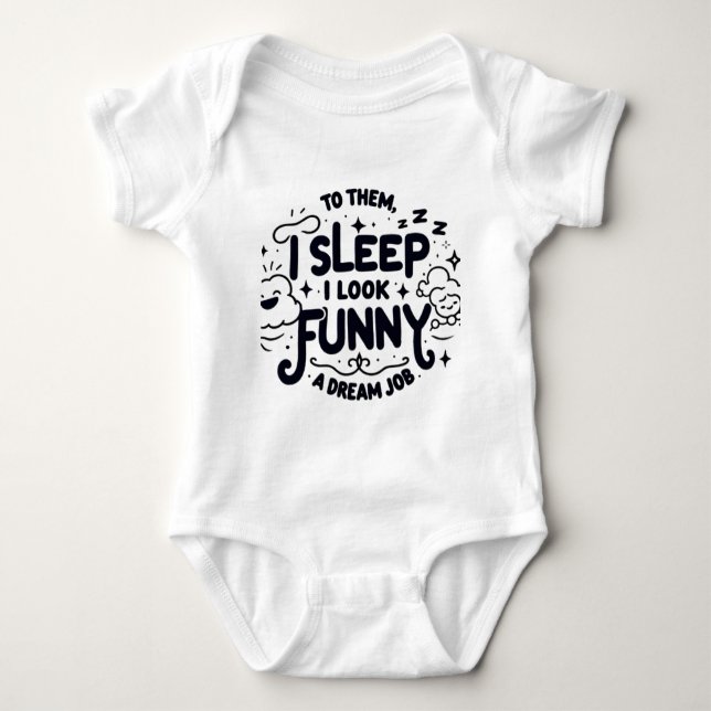 Body Para Bebé Children's bodysuit with a funny inscription (Anverso)
