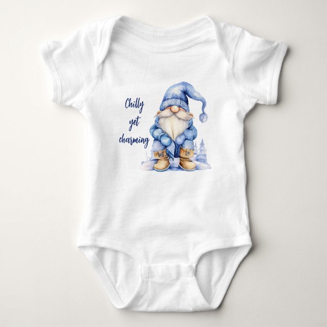 Body Para Bebé Chileno pero encantador - Blanco (Anverso)