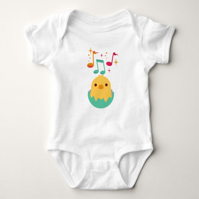 Body Para Bebé Chirpy Melody Baby Bodysuit. (Anverso)