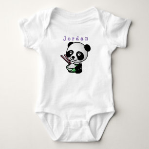 Body Para Bebé chistoso, panda 02 . traje de bebé