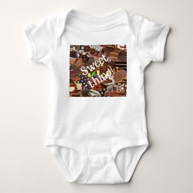 Body Para Bebé Chockablock Chocs T-Shirt (Anverso)