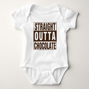 Body Para Bebé Chocolate marrón directo