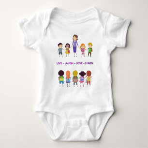Body Para Bebé Chorro de bebé para la escuela de maestros de vivi