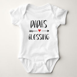 Body Para Bebé Christelijk baby romper - Papa's Blessing.