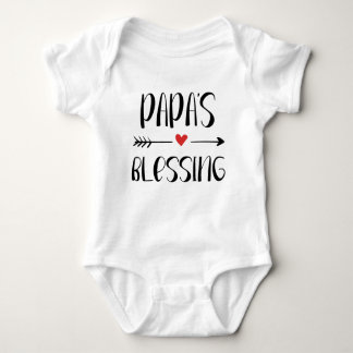 Body Para Bebé Christelijk baby romper - Papa's Blessing.