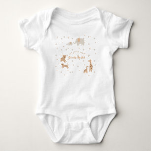 Body Para Bebé Chupete Pastel Beige Ilustrativo Bebé