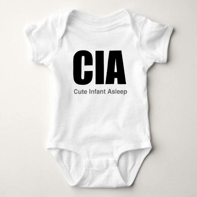 Body Para Bebé CIA - Bebé (Anverso)