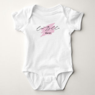 Body Para Bebé Ciao Bella Cepillo italiano nombre bebé camiseta