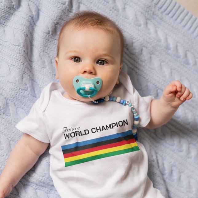 Body Para Bebé Ciclismo Campeón Mundial Futuro (Subido por el creador)