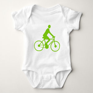 Body Para Bebé Ciclismo - Verde marciano