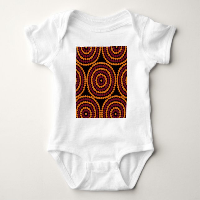 Body Para Bebé Ciclo vital aborigen (Anverso)