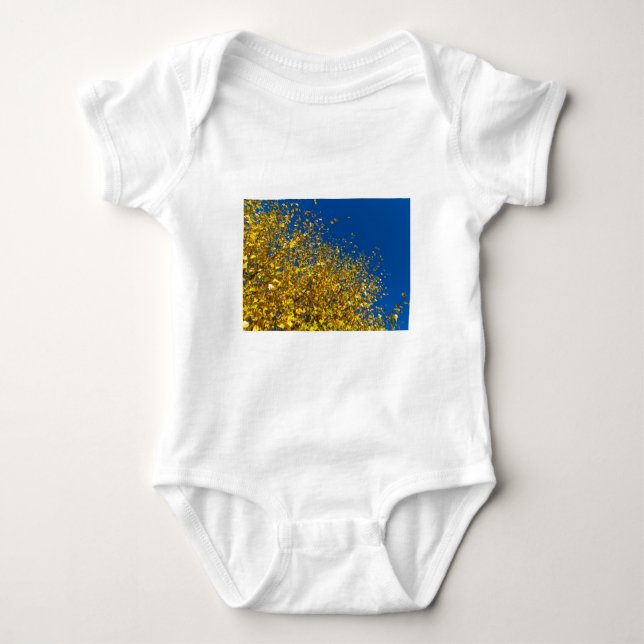 Body Para Bebé Cielo azul del otoño (Anverso)