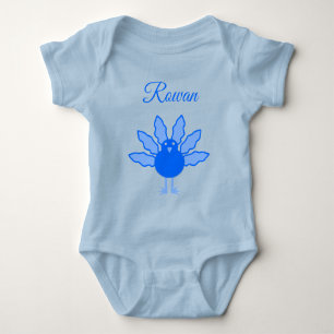 Body Para Bebé Cielo azul lindo Niño Día de Acción de Gracias Tur