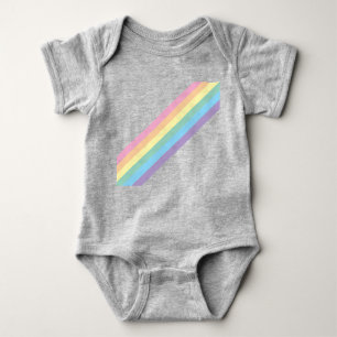 Body Para Bebé Cielo tormentoso y traje de bebé arco iris
