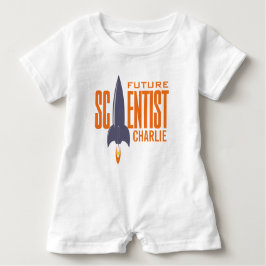 Body Para Bebé Científico de cohetes nombra ropa de bebé