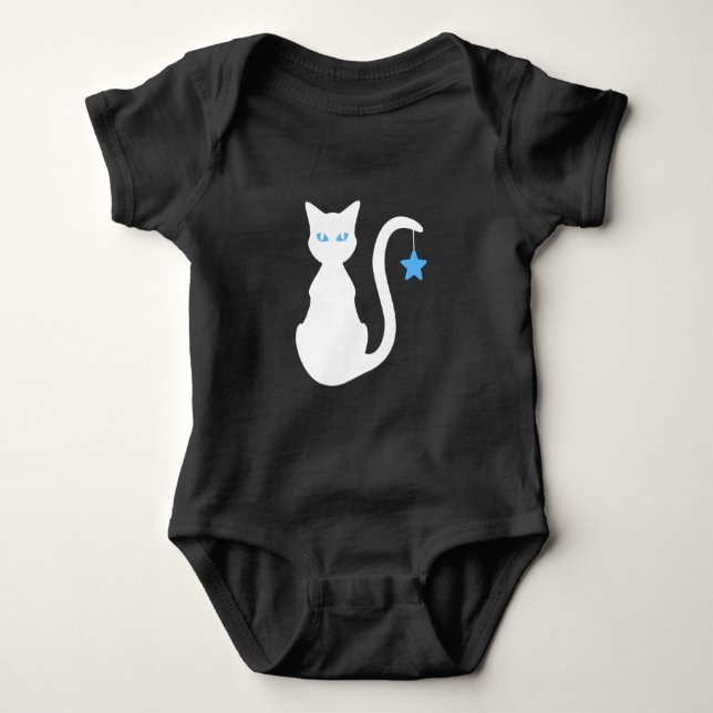 Body Para Bebé Cinta blanca para bebés (Anverso)