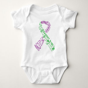 Body Para Bebé Cinta de la conciencia del Trisomy 8