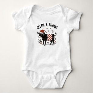 Body Para Bebé Cinturón de bebé de Navidad Beltie Farmer Belted G