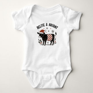 Body Para Bebé Cinturón de bebé de Navidad Beltie Farmer Belted G
